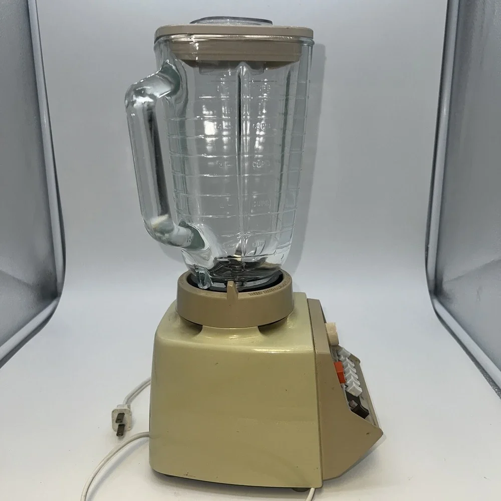 Vintage Osterizer Blender Imperial 14 Speed Oster, Glass Pitcher Tested